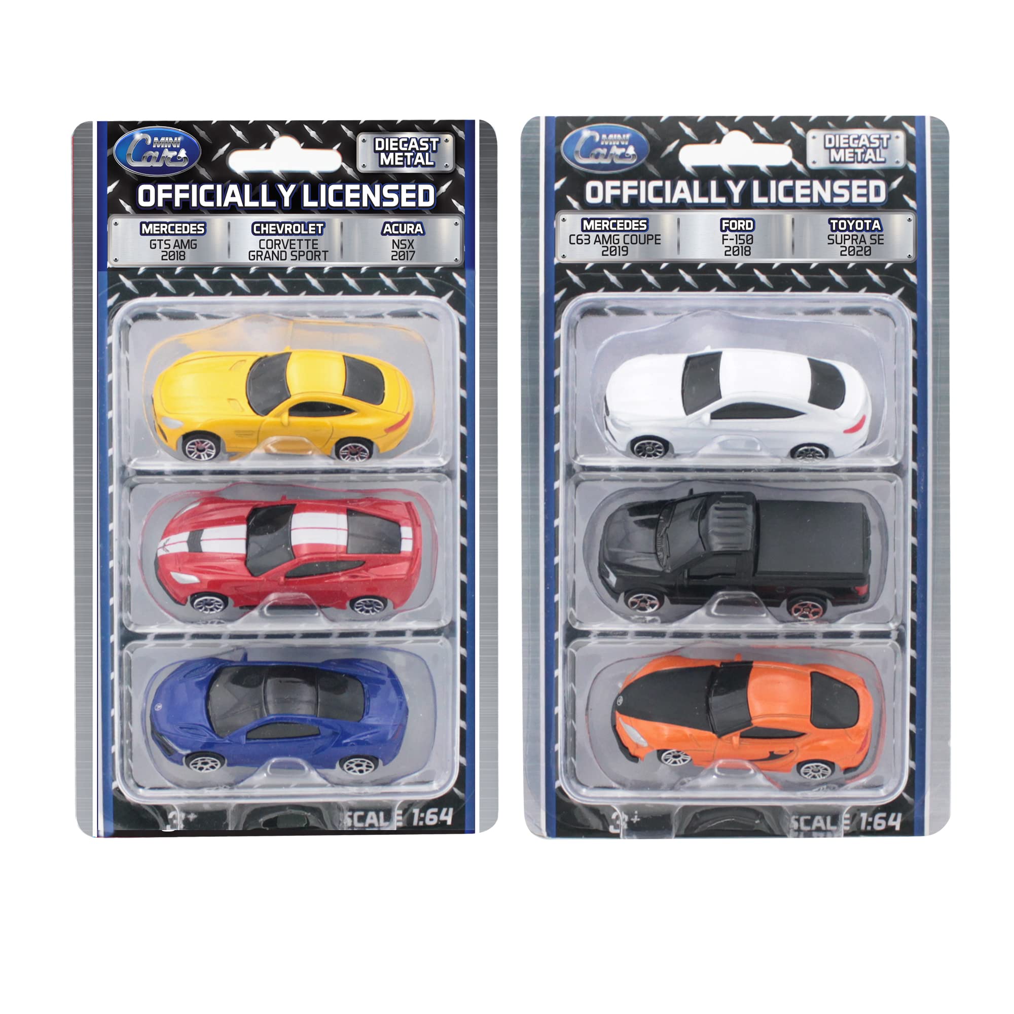 Amazon.com: Just For Laughs 6 Diecast Metal Cars, 1:64 Scale Mini